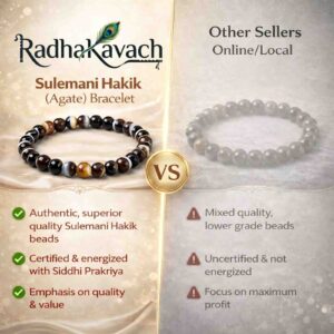 Real Black Agate Bracelet Comparison